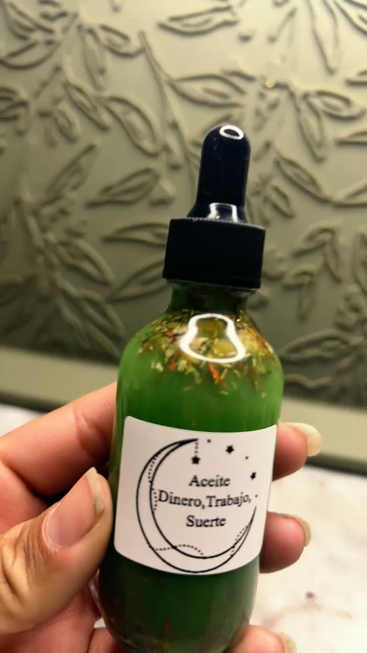 Aceite Dinero,Trabajo,Suerte