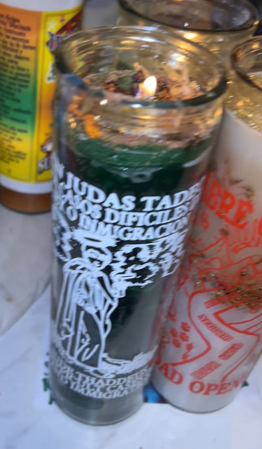 Vela de San juditas immigration