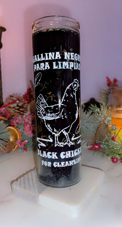 veladora Limpia Gallina Negra